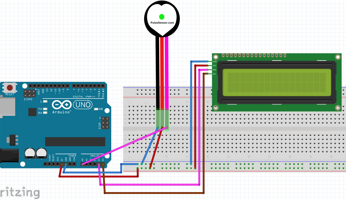 I2c led devre şeması